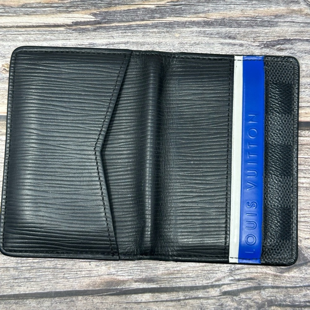 LOUIS VUITTON Pocket Organizer leather with box GUC - Picture 7 of 9